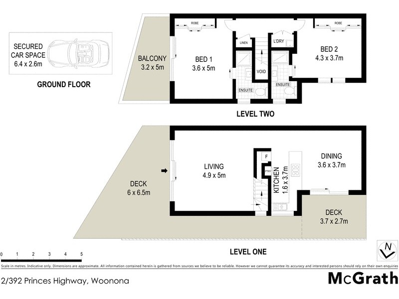 2/392 Princes Highway, Woonona NSW 2517 Floorplan
