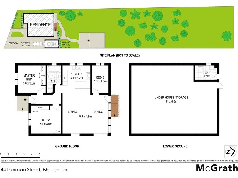 44 Norman Street, Mangerton NSW 2500 Floorplan
