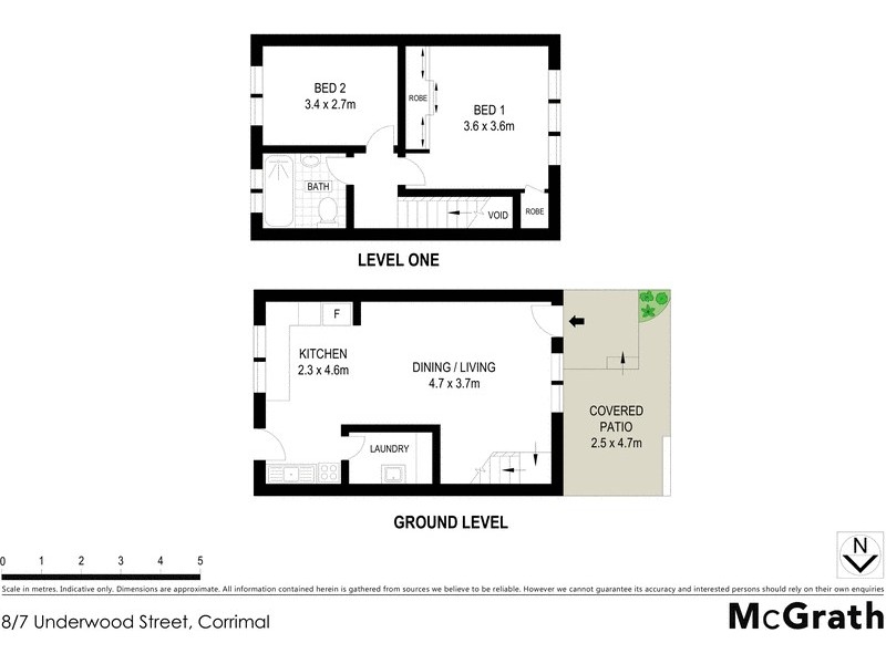8/7 Underwood Street, Corrimal NSW 2518 Floorplan