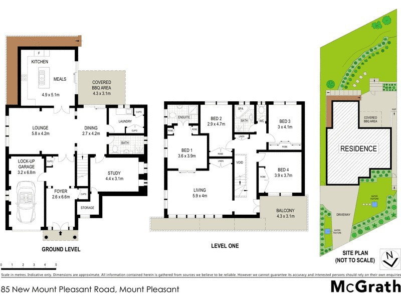 85 New Mount Pleasant Road, Mount Pleasant NSW 2519 Floorplan