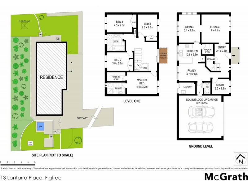 13 Lantarra Place, Figtree NSW 2525 Floorplan