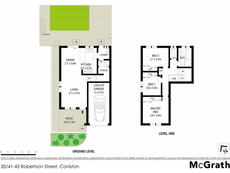 20/41 Robertson Street, Coniston NSW 2500 Floorplan
