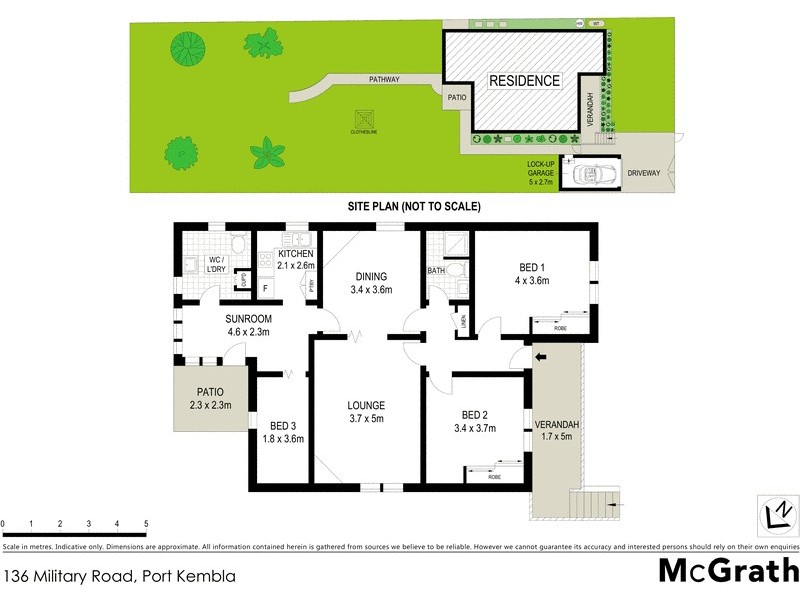 136 Military Road, Port Kembla NSW 2505 Floorplan