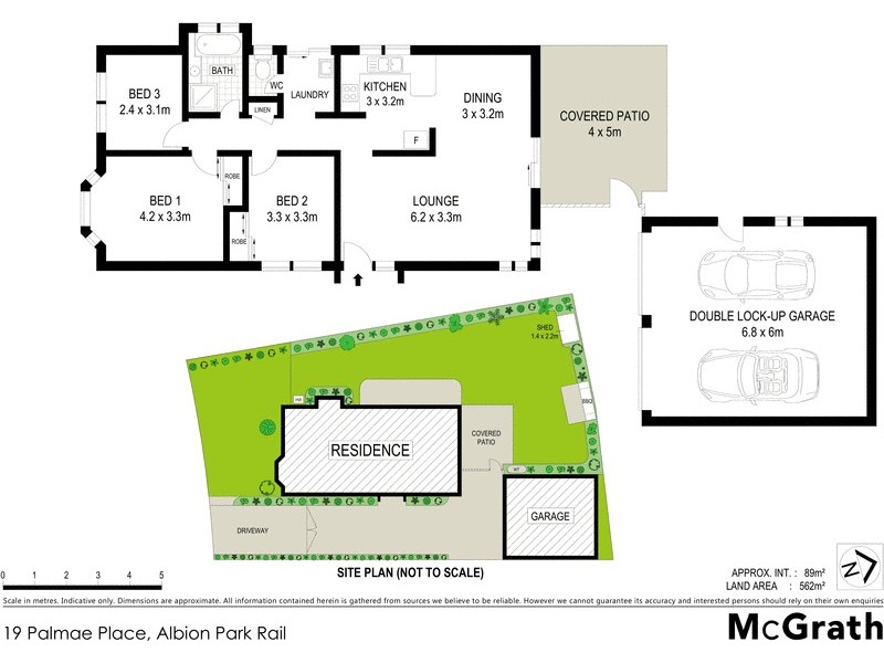 19 Palmae Place, Albion Park Rail NSW 2527 Floorplan