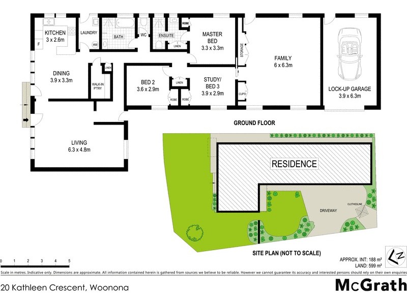 20 Kathleen Crescent, Woonona NSW 2517 Floorplan