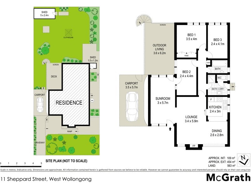11 Sheppard Street, West Wollongong NSW 2500 Floorplan