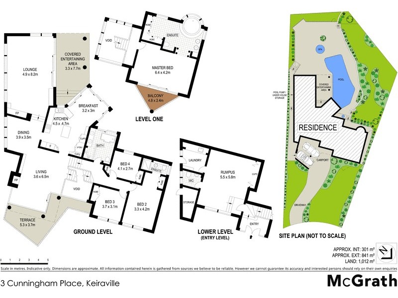 3 Cunningham Place, Keiraville NSW 2500 Floorplan