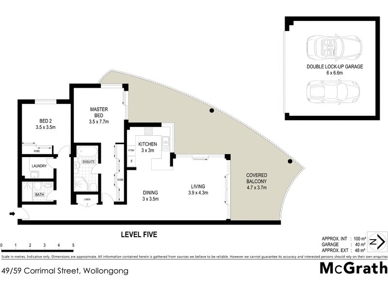49/59 Corrimal Street, Wollongong NSW 2500 Floorplan