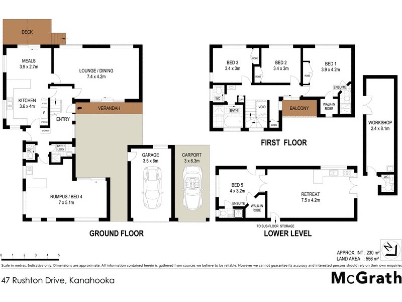 47 Rushton Drive, Kanahooka NSW 2530 Floorplan
