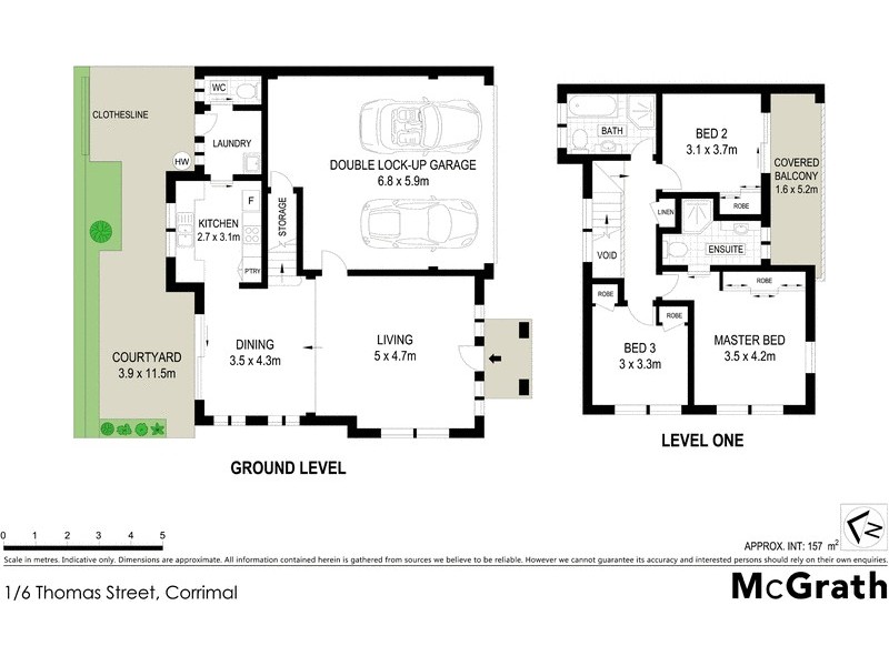 1/6 Thomas Street, Corrimal NSW 2518 Floorplan