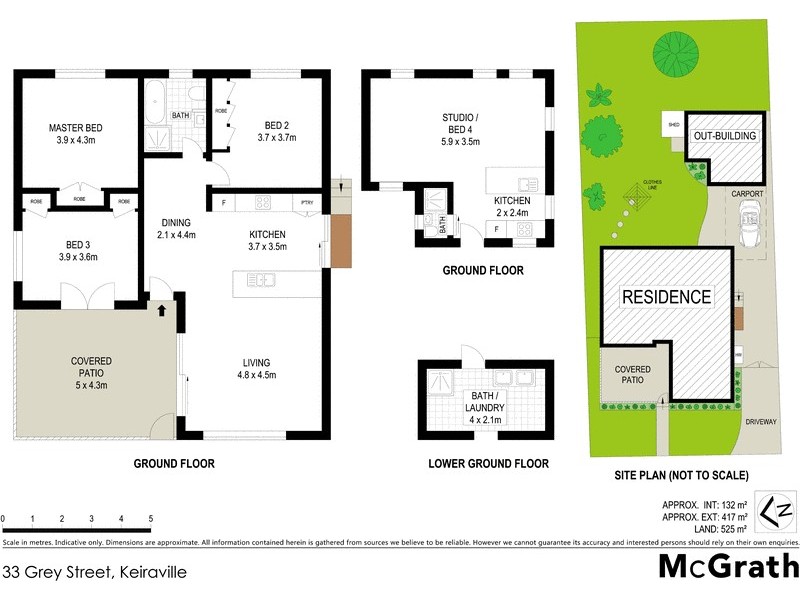 33 Grey Street, Keiraville NSW 2500 Floorplan