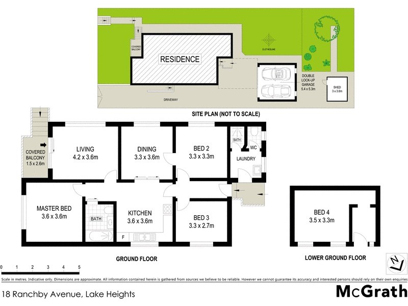 18 Ranchby Avenue, Lake Heights NSW 2502 Floorplan