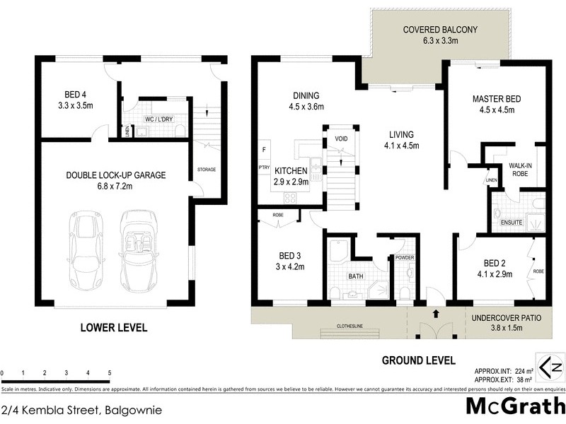 2/4 Kembla Street, Balgownie NSW 2519 Floorplan