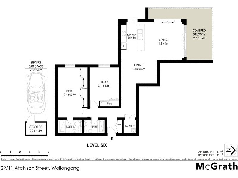 29/11 Atchison Street, Wollongong NSW 2500 Floorplan