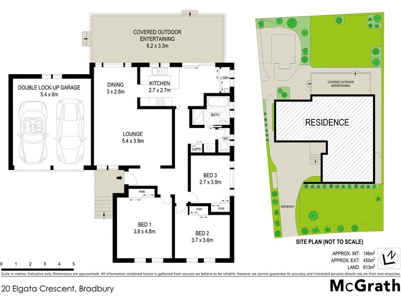 20 Elgata Crescent, Bradbury NSW 2560 Floorplan