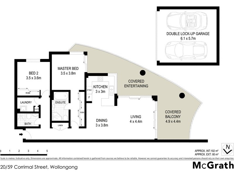 20/59 Corrimal Street, Wollongong NSW 2500 Floorplan
