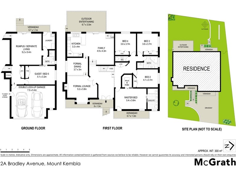 2A Bradley Avenue, Mount Kembla NSW 2526 Floorplan