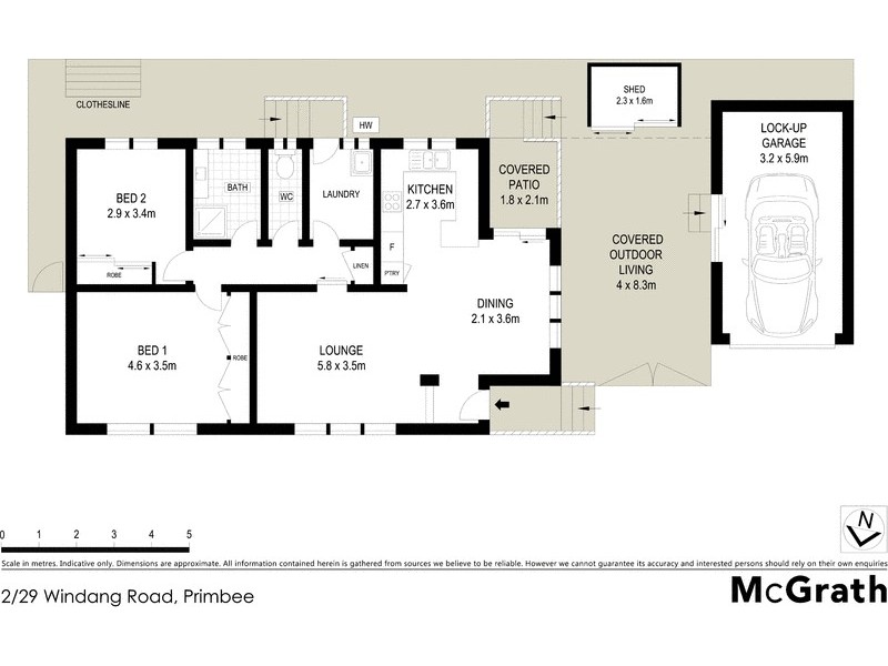 2/29 Windang Road, Primbee NSW 2502 Floorplan