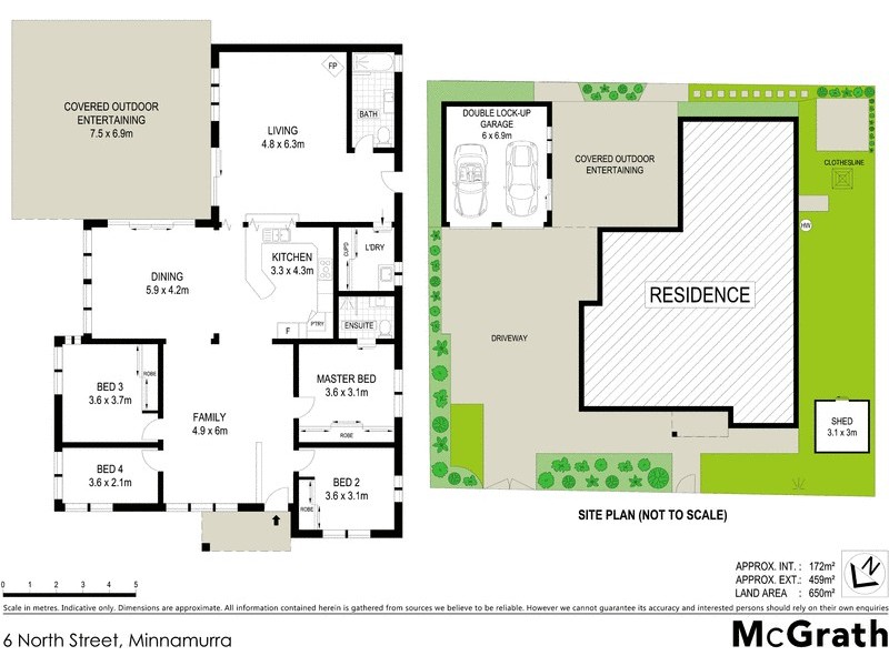 6 North Street, Minnamurra NSW 2533 Floorplan