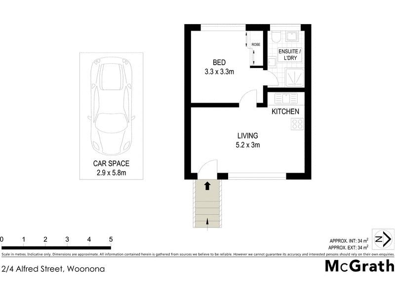 2/4 Alfred Street, Woonona NSW 2517 Floorplan
