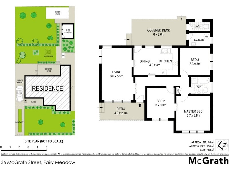 36 McGrath Street, Fairy Meadow NSW 2519 Floorplan