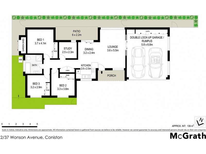 2/37 Wonson Avenue, Coniston NSW 2500 Floorplan