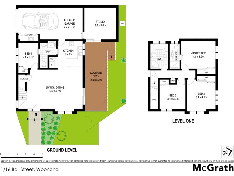 1/16 Ball Street, Woonona NSW 2517 Floorplan