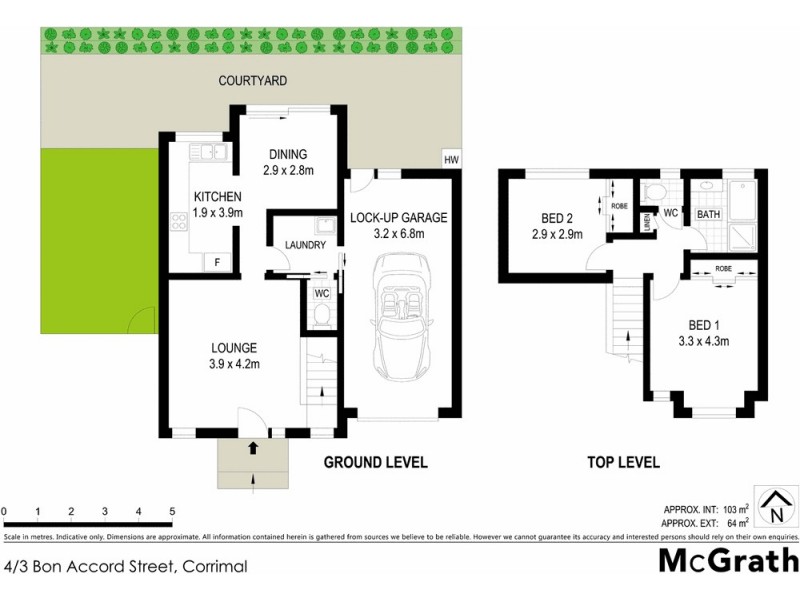 4/3 Bon Accord Street, Corrimal NSW 2518 Floorplan