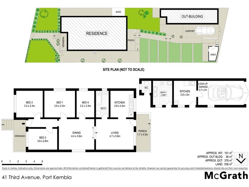 41 Third Avenue, Port Kembla NSW 2505 Floorplan
