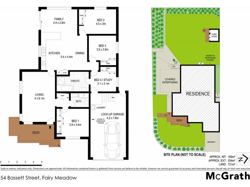 54 Bassett Street, Fairy Meadow NSW 2519 Floorplan