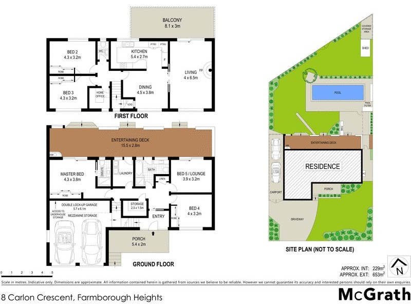 8 Carlon Crescent, Farmborough Heights NSW 2526 Floorplan