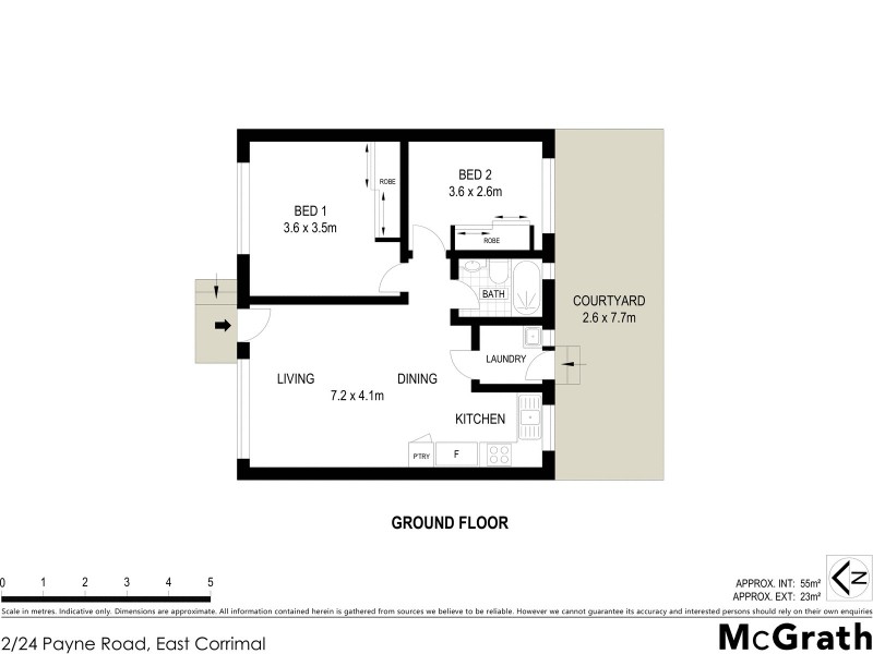 2/24 Payne Road, East Corrimal NSW 2518 Floorplan