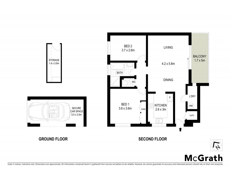 6/18 Pleasant Avenue, North Wollongong NSW 2500 Floorplan
