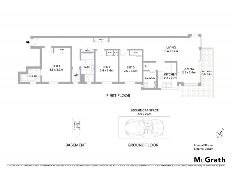 4/18 Corrimal Street, Wollongong NSW 2500 Floorplan