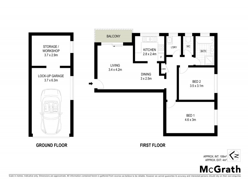 1/50A Thalassa Avenue, East Corrimal NSW 2518 Floorplan