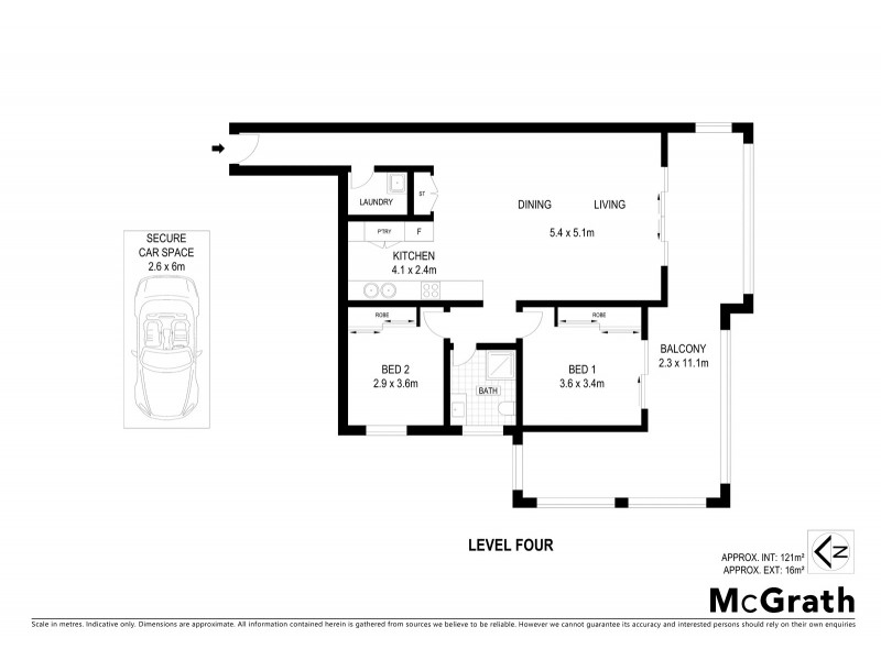 19/46 Bourke Street, North Wollongong NSW 2500 Floorplan