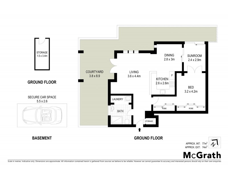 1/12 Loftus Street, Wollongong NSW 2500 Floorplan