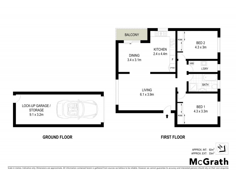 1/1 Noel Street, North Wollongong NSW 2500 Floorplan
