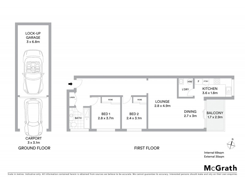 7/8 Myrtle Street, Coniston NSW 2500 Floorplan