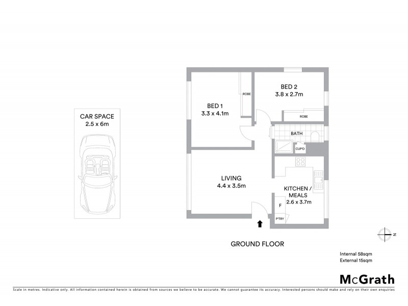 1/33 Kembla Street, Wollongong NSW 2500 Floorplan