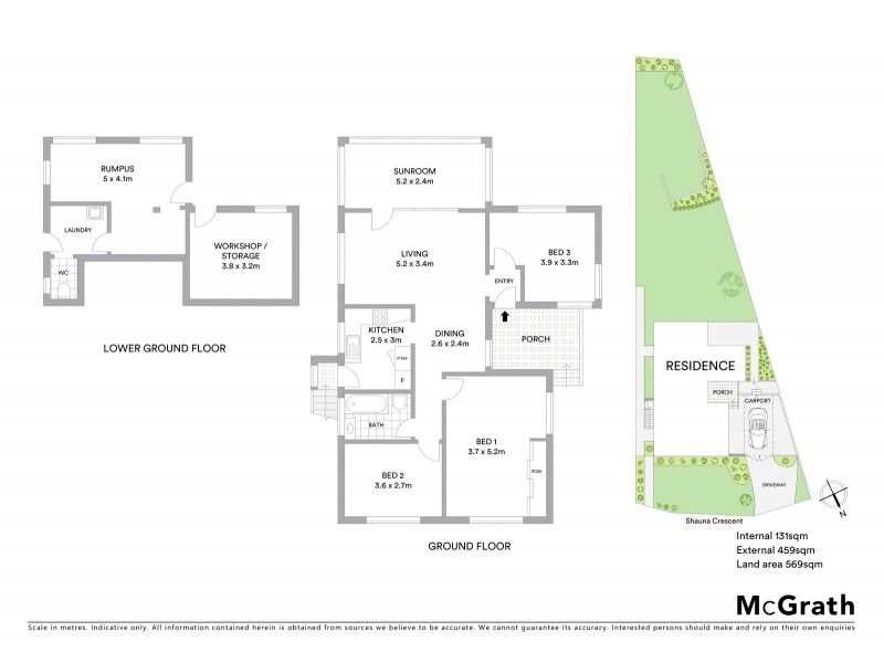 5 Shauna Crescent, Mount Keira NSW 2500 Floorplan