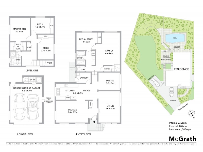 23 Baker Crescent, Figtree NSW 2525 Floorplan