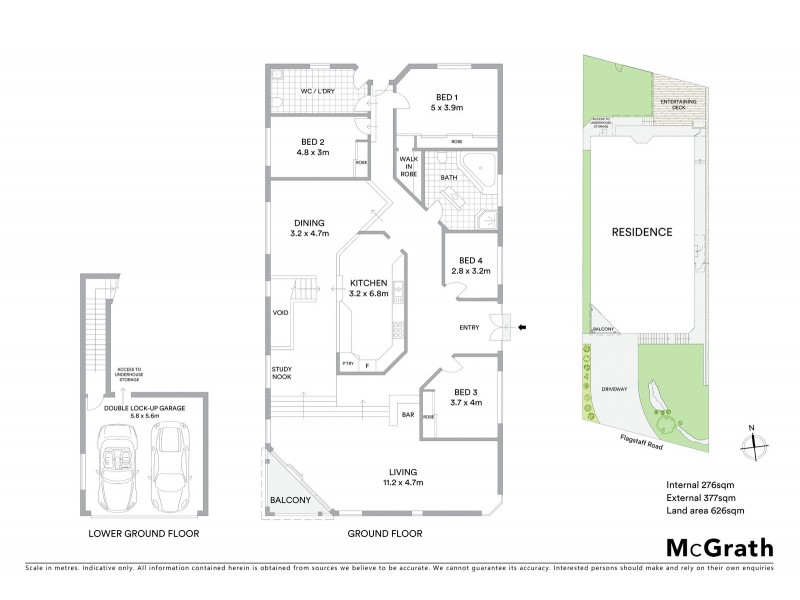 308 Flagstaff Road, Lake Heights NSW 2502 Floorplan