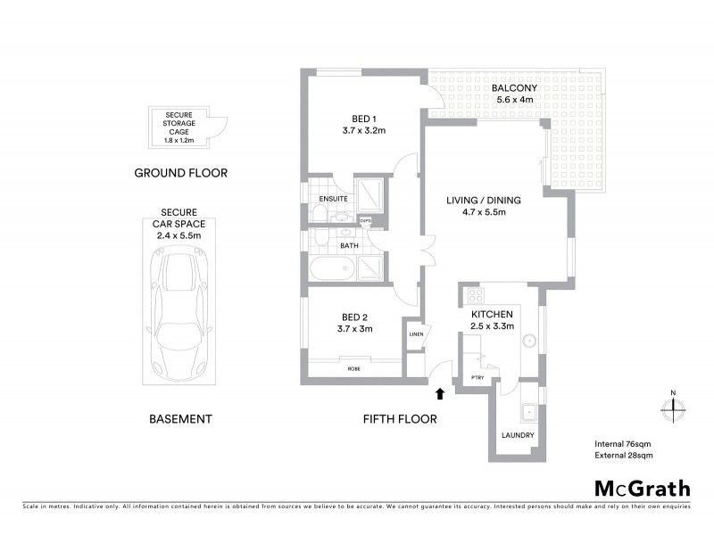 17/11 Ocean Street, Wollongong NSW 2500 Floorplan