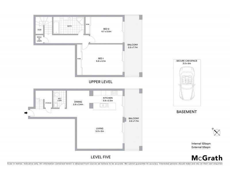38/3 Belmore Street, Wollongong NSW 2500 Floorplan