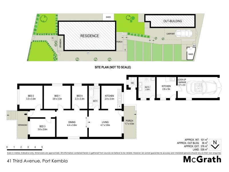 41 Third Avenue, Port Kembla NSW 2505 Floorplan