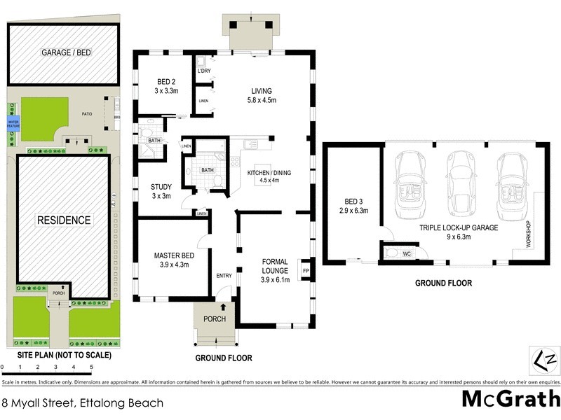 8 Myall Street, Ettalong Beach NSW 2257 Floorplan