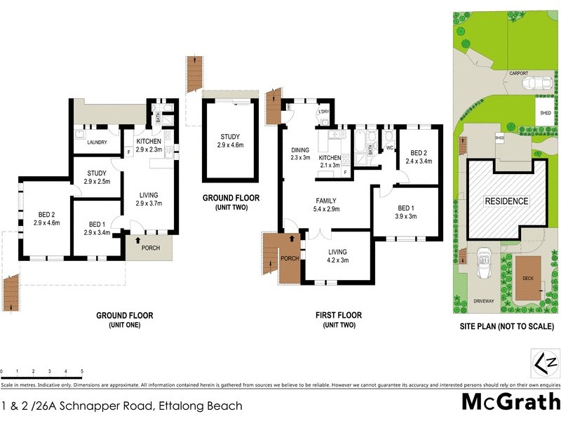 1and2/26A Schnapper Road, Ettalong Beach NSW 2257 Floorplan
