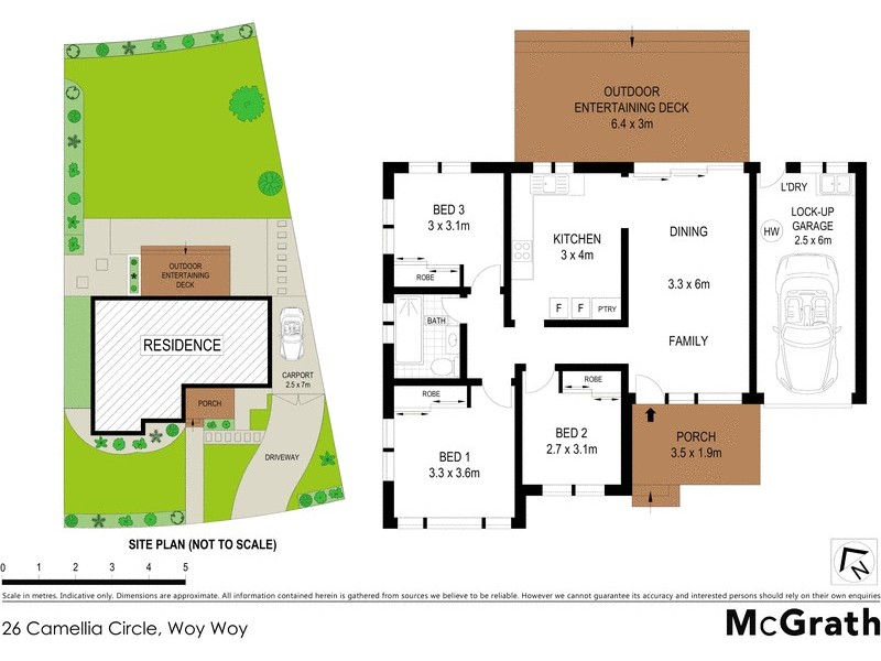 26 Camellia Circle, Woy Woy NSW 2256 Floorplan