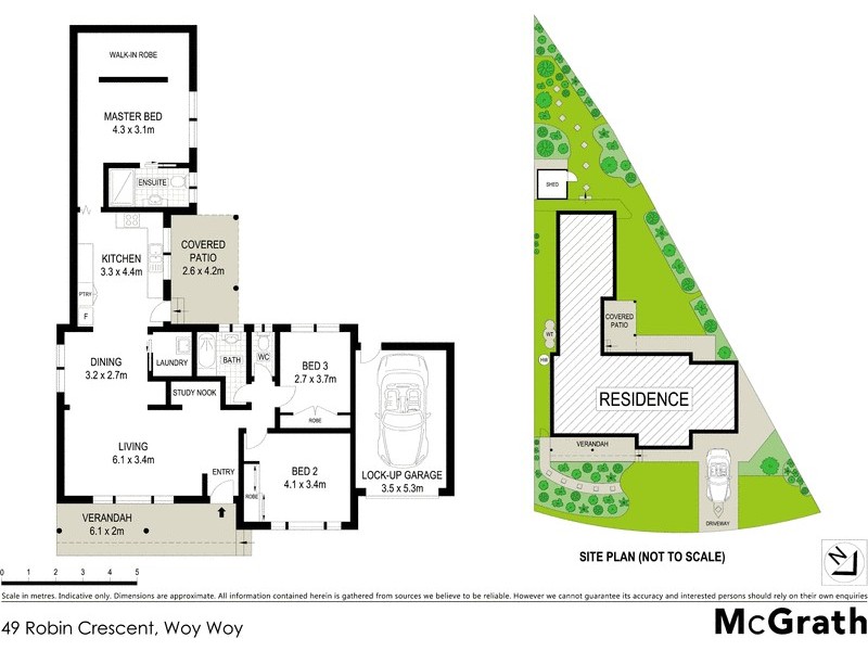 49 Robin Crescent, Woy Woy NSW 2256 Floorplan